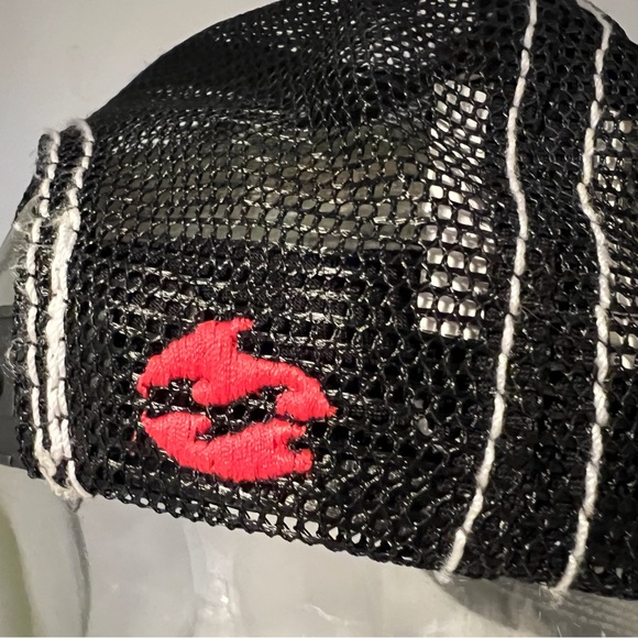 Billabong Adjustable Baseball Hat. OS. White black red - Picture 4 of 6